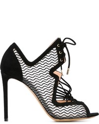 Sandales en cuir noires Nicholas Kirkwood