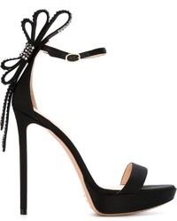 Sandales en cuir noires Nicholas Kirkwood