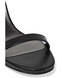 Sandales en cuir noires Stuart Weitzman