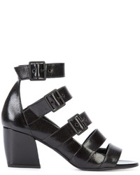 Sandales en cuir noires Pierre Hardy