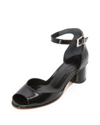 Sandales en cuir noires Rachel Comey