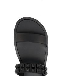 Sandales en cuir noires Giuseppe Zanotti Design