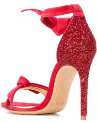 Sandales en cuir rouges Alexandre Birman