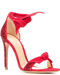 Sandales en cuir rouges Alexandre Birman