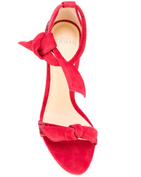 Sandales en cuir rouges Alexandre Birman