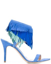 Sandales en daim bleues Aperlaï