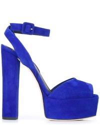 Sandales en daim bleues Giuseppe Zanotti Design