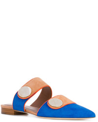 Sandales en daim bleues Malone Souliers