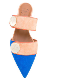 Sandales en daim bleues Malone Souliers