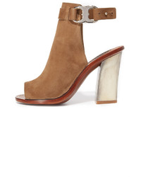 Sandales en daim marron clair Tory Burch