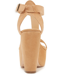 Sandales en daim marron clair Loeffler Randall