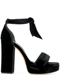 Sandales en daim noires Alexandre Birman