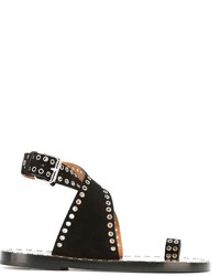 Sandales en daim noires Etoile Isabel Marant