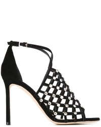 Sandales en daim noires Jimmy Choo