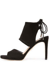 Sandales en daim noires Diane von Furstenberg