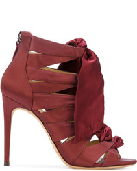 Sandales en daim rouges Alexandre Birman