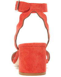 Sandales en daim rouges Loeffler Randall