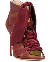 Sandales en daim rouges Alexandre Birman