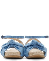 Sandales en denim bleu clair Charlotte Olympia