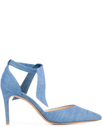 Sandales en denim bleues Alexandre Birman