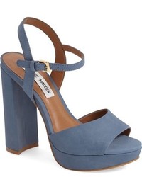 Sandales en nubuck bleues