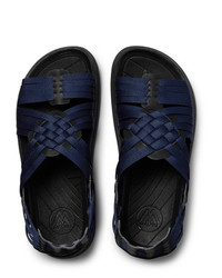 Sandales en toile bleu marine Malibu