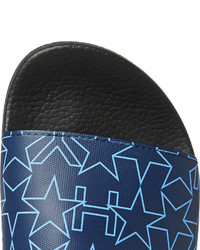 Sandales en toile bleu marine Givenchy