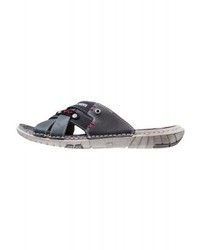 Sandales en toile noires Dockers by Gerli