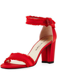 Sandales épaisses rouges