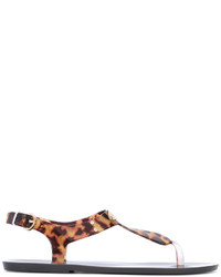 Sandales imprimées léopard marron MICHAEL Michael Kors