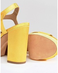 Sandales jaunes Asos