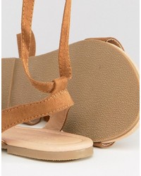 Sandales marron clair Asos