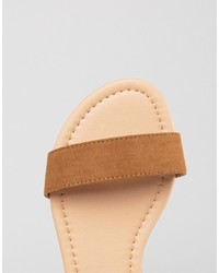 Sandales marron clair Asos