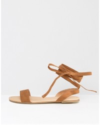 Sandales marron clair Asos