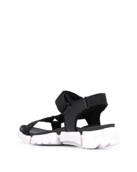 Sandales noires et blanches Tommy Jeans