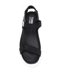 Sandales noires et blanches Tommy Jeans