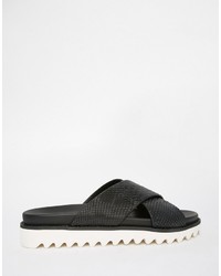 Sandales noires Asos