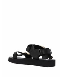 Sandales noires VERSACE JEANS COUTURE