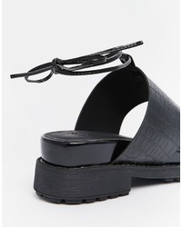 Sandales noires Asos