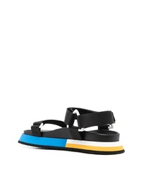 Sandales noires Moschino