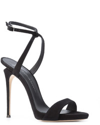 Sandales noires Giuseppe Zanotti Design