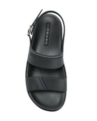 Sandales noires Prada