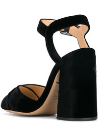 Sandales noires Charlotte Olympia