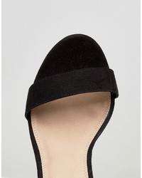 Sandales noires Asos