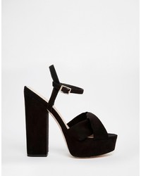 Sandales noires Asos