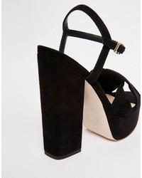 Sandales noires Asos