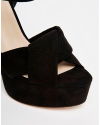 Sandales noires Asos