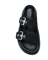 Sandales noires Isabel Marant