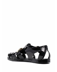 Sandales noires Moschino