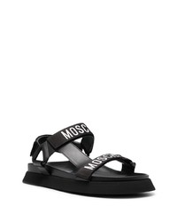 Sandales noires Moschino
